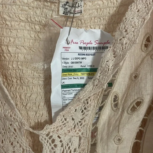 Free People Intimately Regina Eyelet Bodysuit - Picture 7 of 7